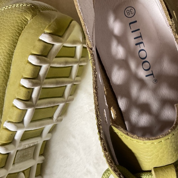 Litfoot Women's Perforated Leather Shoes - 38 - Picture 6 of 8